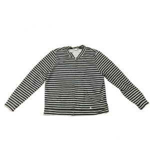 Life Worx by Gloria Vanderbilt Women’s Striped Zip Up Jacket Size Large